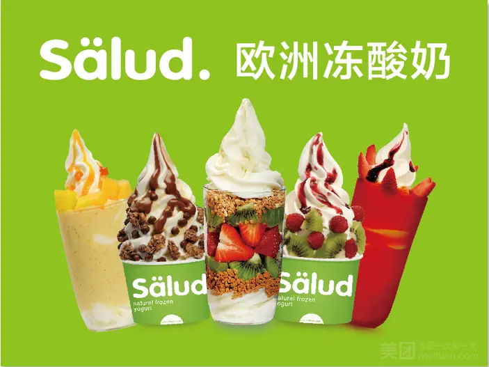Salud欧洲冻酸奶加盟