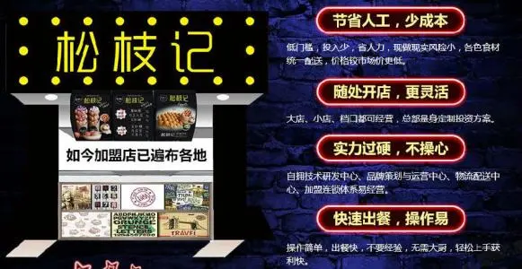 松枝记加盟支持 松枝记加盟支持