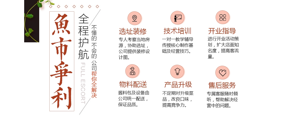 渔巴客加盟支持