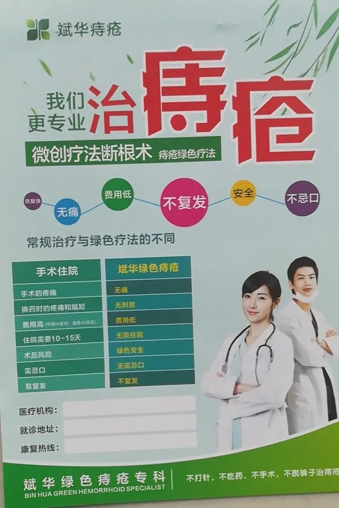 斌华痔疮疼痛健康生活馆加盟