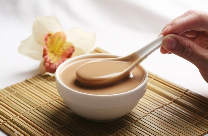 一点点红豆布丁奶茶