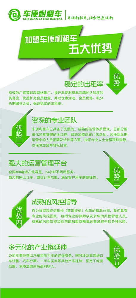车便利租车加盟优势 车便利租车加盟优势